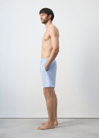 MANGO MAN Badeshorts 'Seer' in Blau