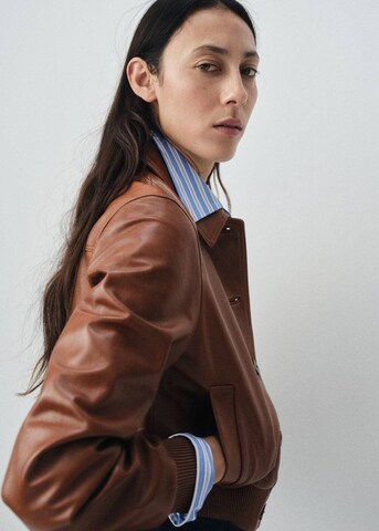 MANGO Between-Season Jacket 'Mau' in Brown