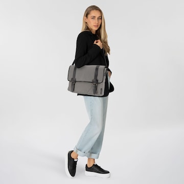 Harbour 2nd Document bag 'Cool' in Grey: front