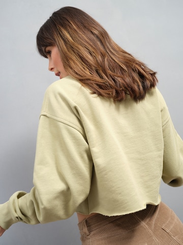 A LOT LESS Sweatshirt 'Leona' in Green