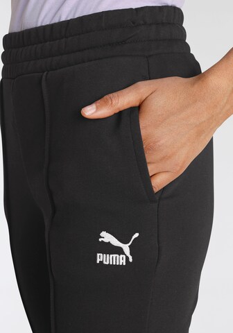 PUMA Flared Bukser 'Classics' i sort