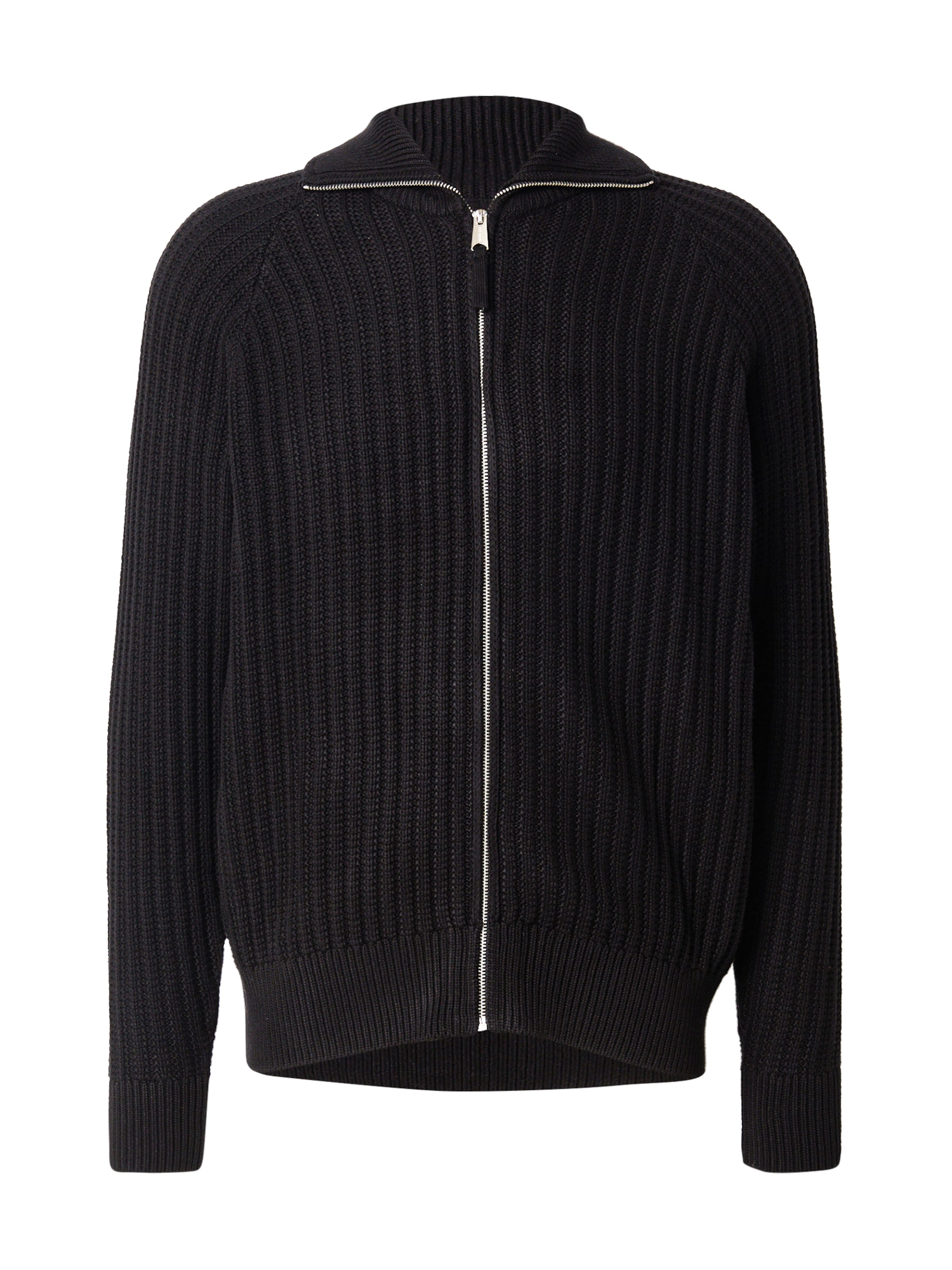 juoda Jack & Jones Premium Kardiganas 'JPRBLUSPENCER': priekis