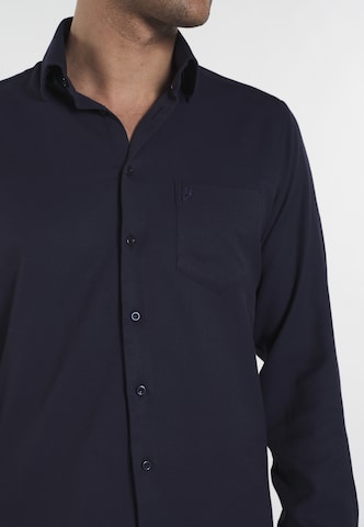 DENIM CULTURE - Regular Fit Camisa 'MAXIMILLIAN' em azul