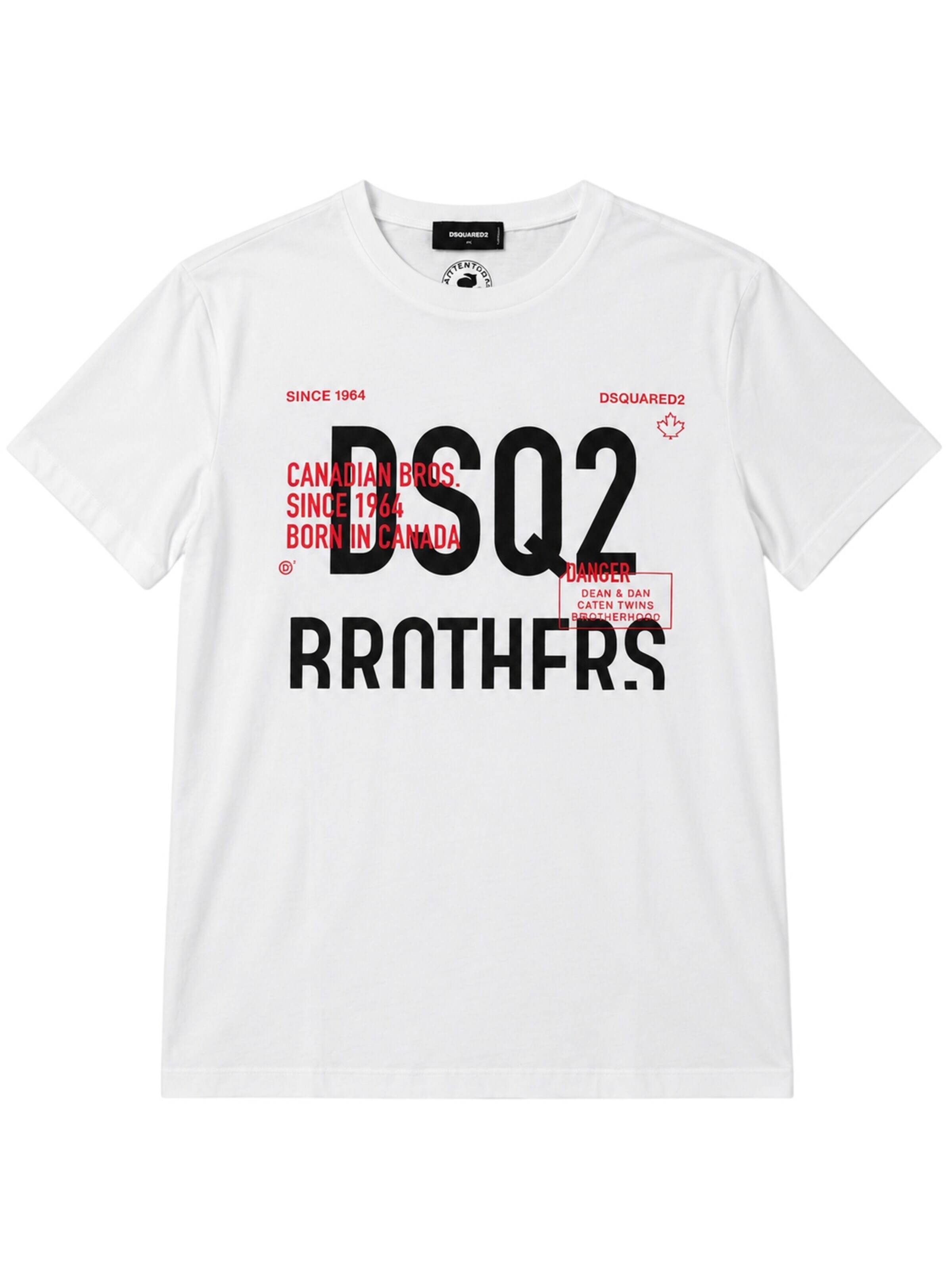 DSQUARED2 Shirt 'Bro' in Wit: voorkant