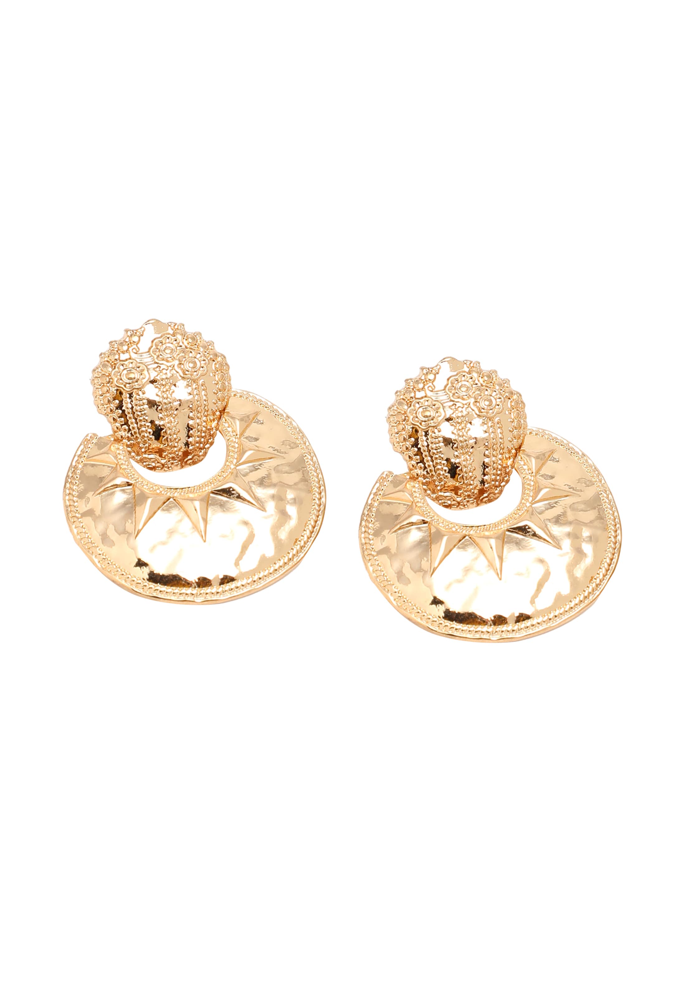 SOHI Серьги 'Cheri' в Золотой: спереди