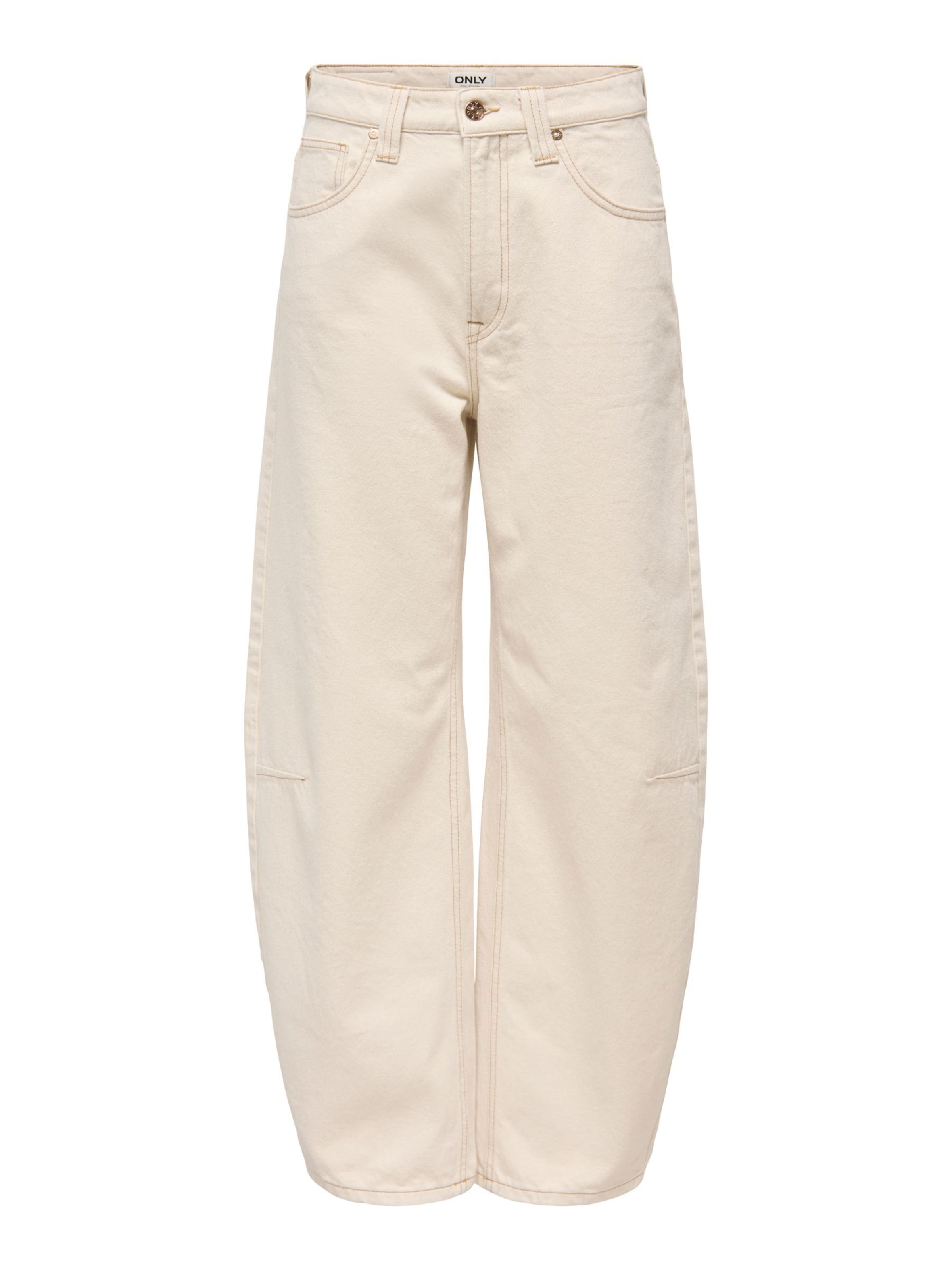 Only Petite Vat Jeans 'ONLFrankie' in Beige: voorkant