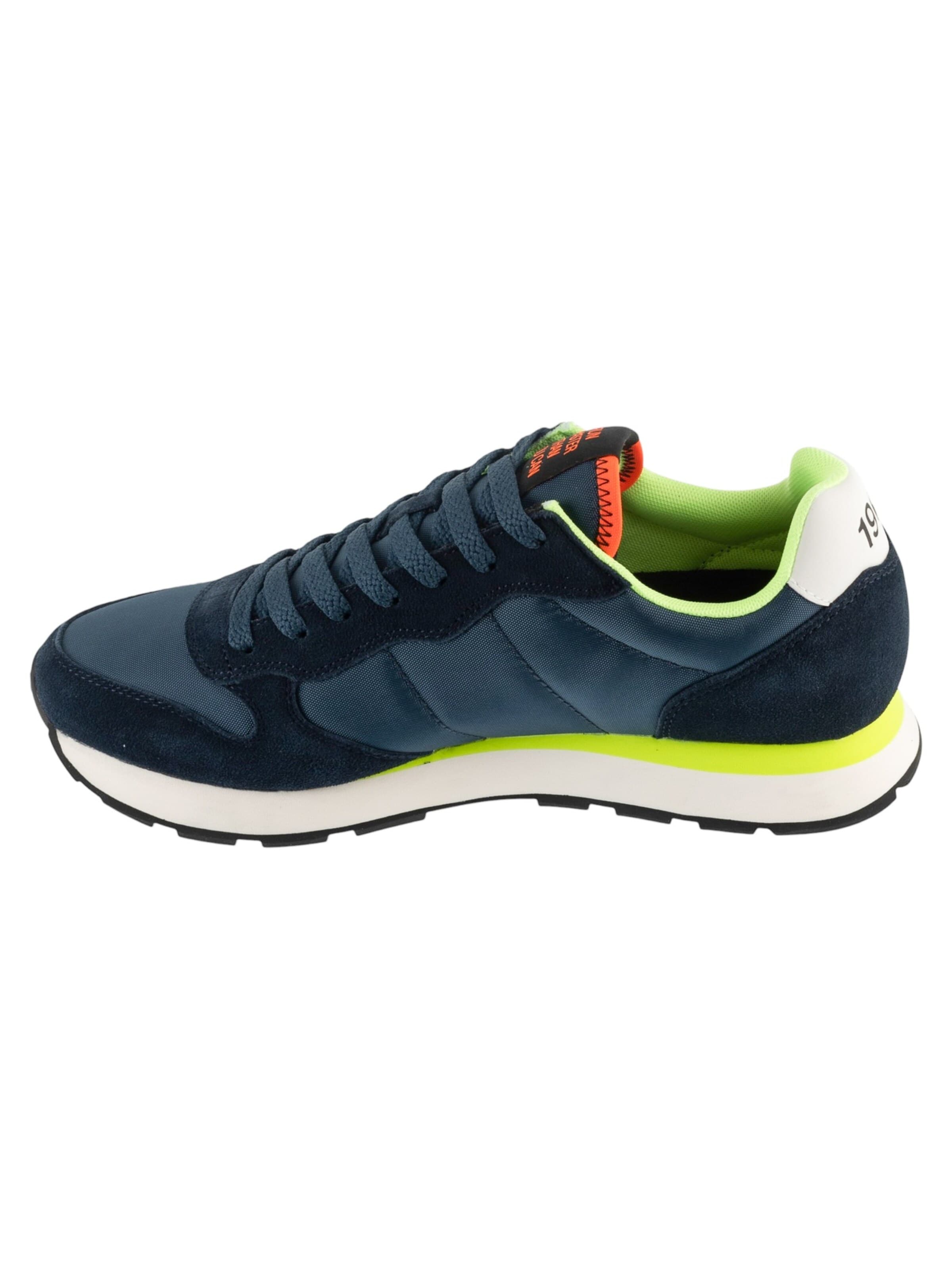 SUN68 Sneakers laag in Blauw: voorkant