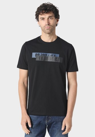 883Police Shirt 'Adrian' in Black: front