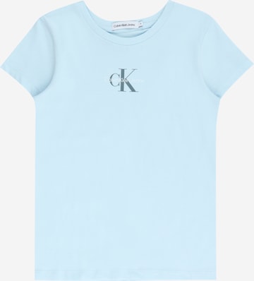 Calvin Klein Jeans Koszulka w kolorze niebieski: przód