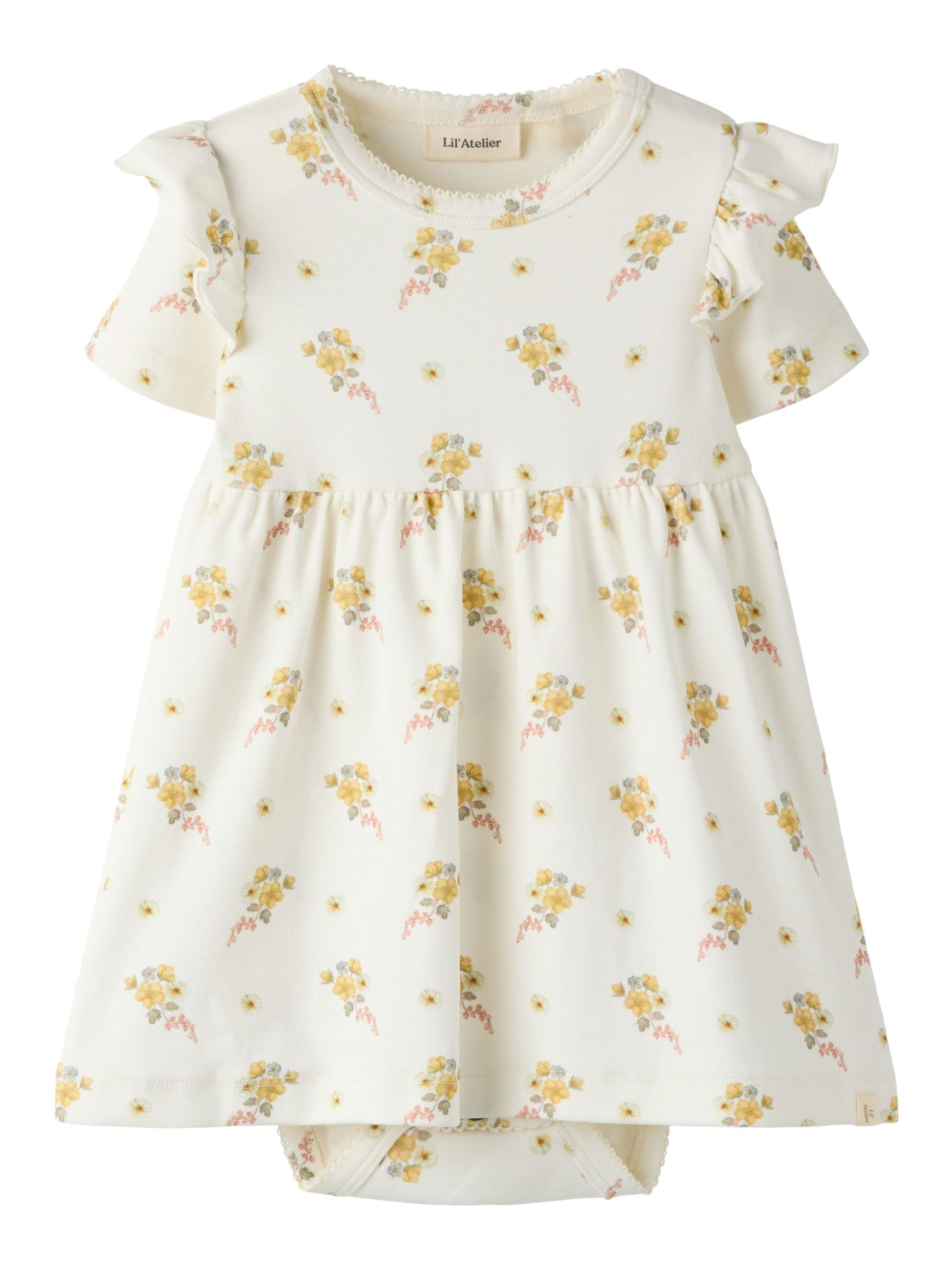 Lil'Atelier - Vestido en blanco: frente