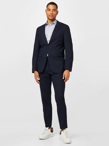 Coupe slim Costume SELECTED HOMME en bleu : devant