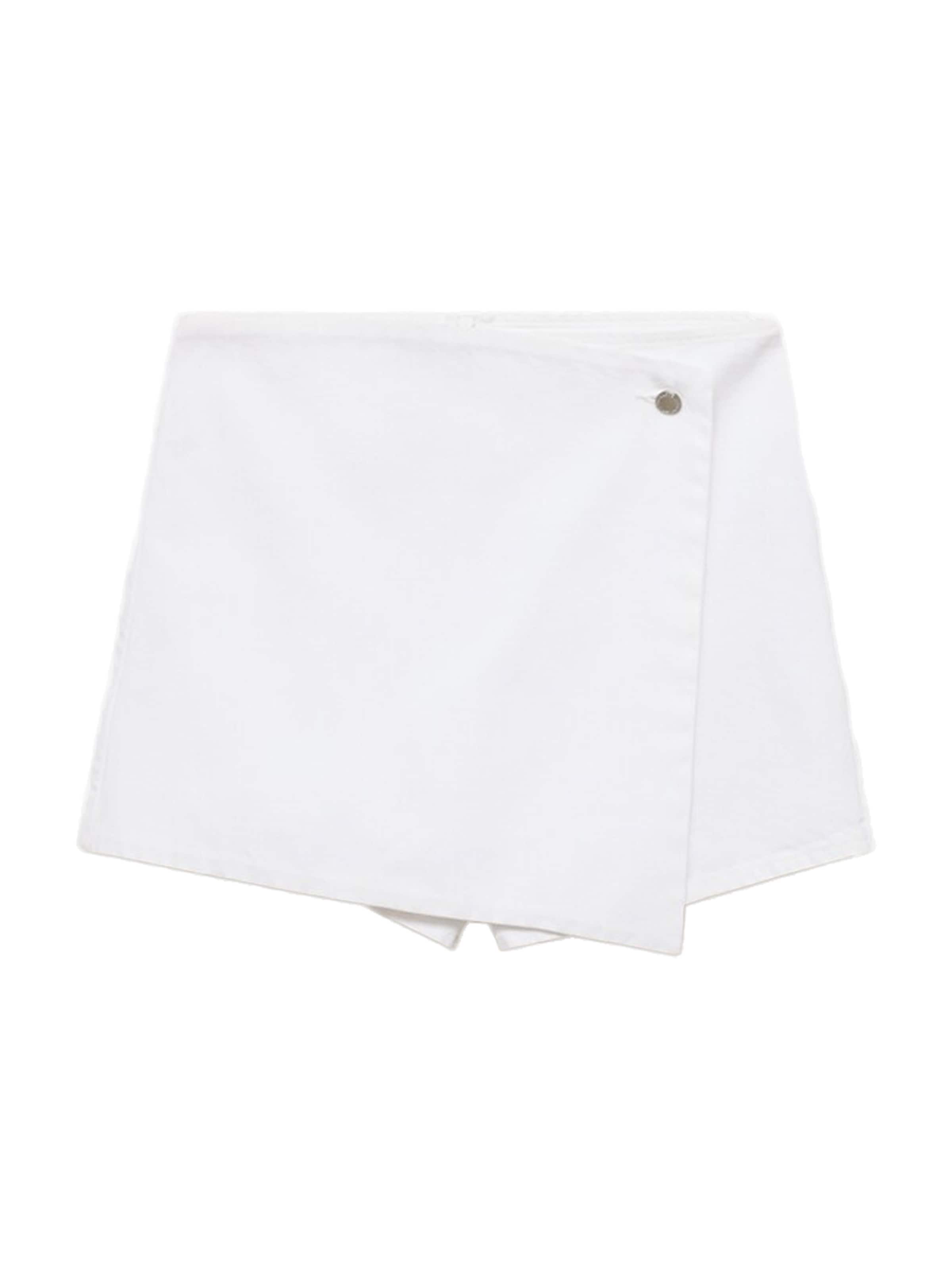 MANGO Kjol i vit: framsida