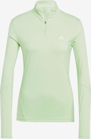 ADIDAS PERFORMANCE Trainingsjack 'Hyperglam' in Groen: voorkant