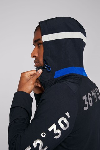 CAMP DAVID Zip-Up Hoodie 'Ocean´s Seven II' in Blue