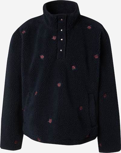 LEVI'S ® Džemperis 'Kasey Sherpa Pullover', krāsa - tumši zils / tumši zaļš / sarkans, Preces skats