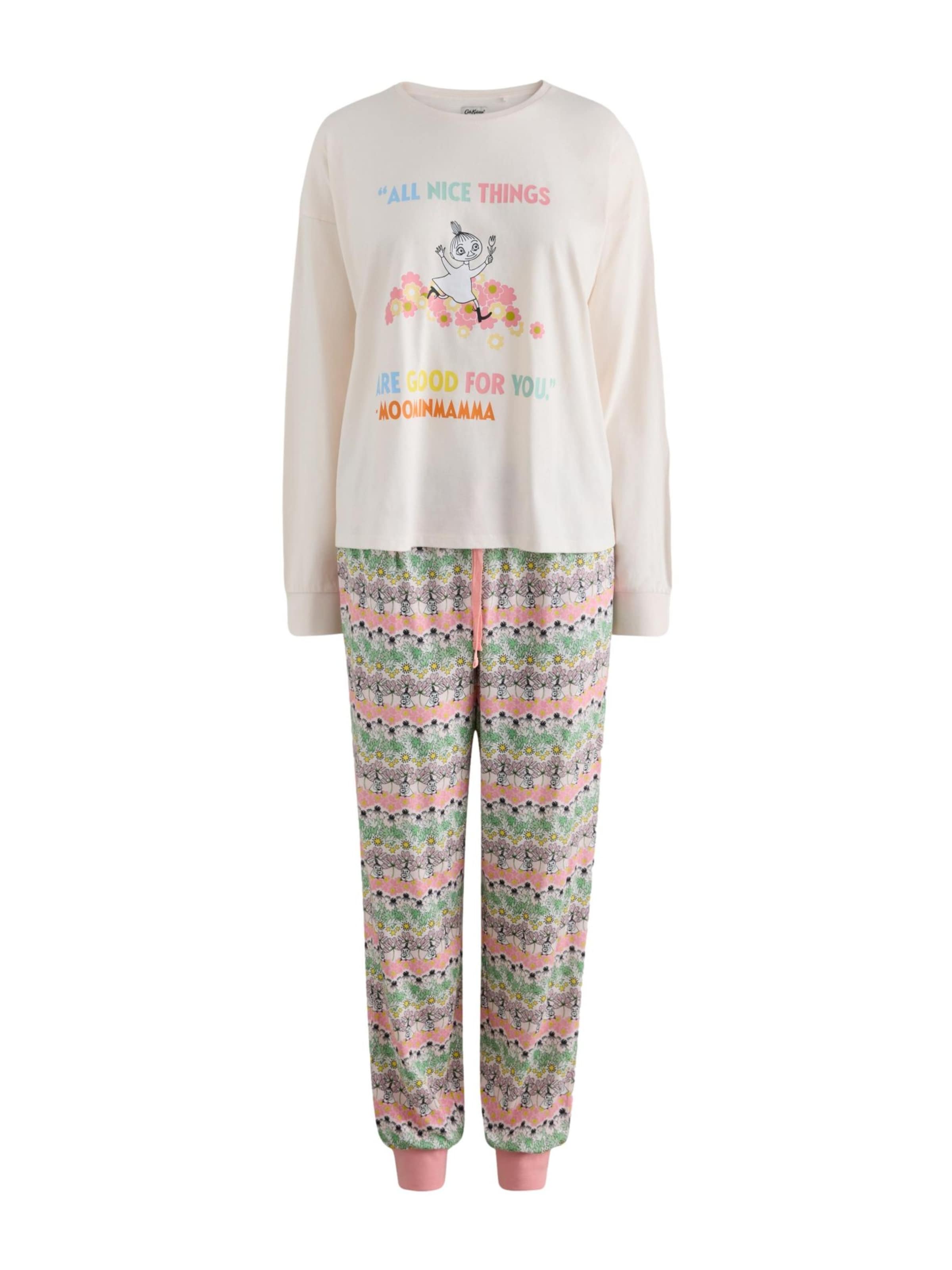 Cath Kidston Pajama 'Moomins' in Pink: front