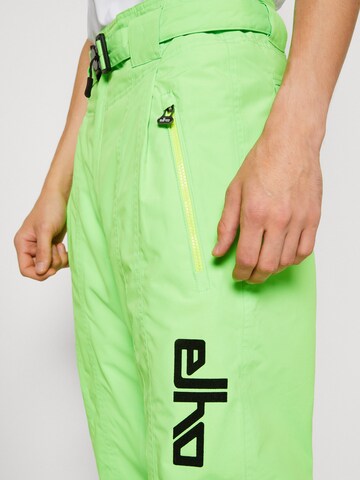 Regular Pantalon de sport 'Zermatt 89' elho en vert