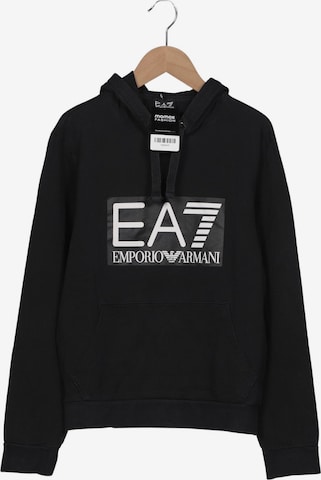 Emporio Armani Kapuzenpullover S in Schwarz: Vorderseite