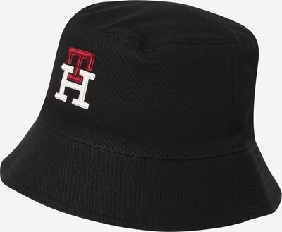 TOMMY HILFIGER Hat in Wine red / Black / White, Item view