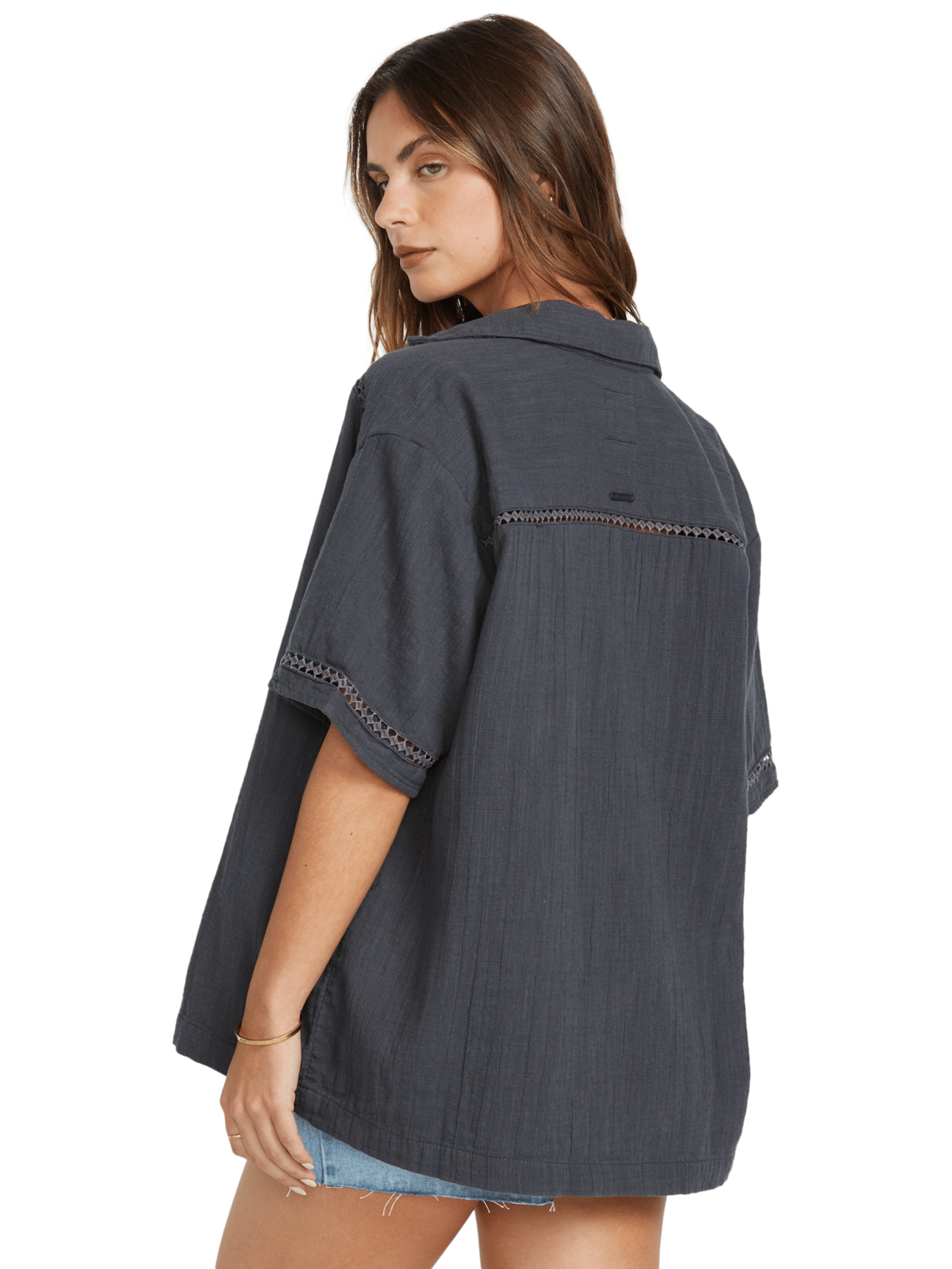 BILLABONG Blouse 'Tropical High' in Black