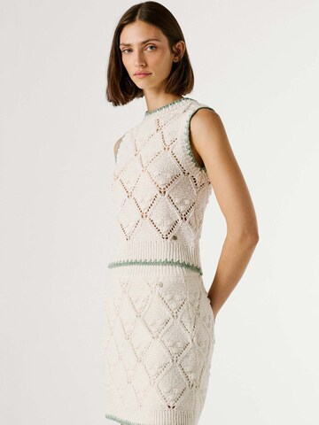 Pepe Jeans Sticktop 'Kaira' in Weiß