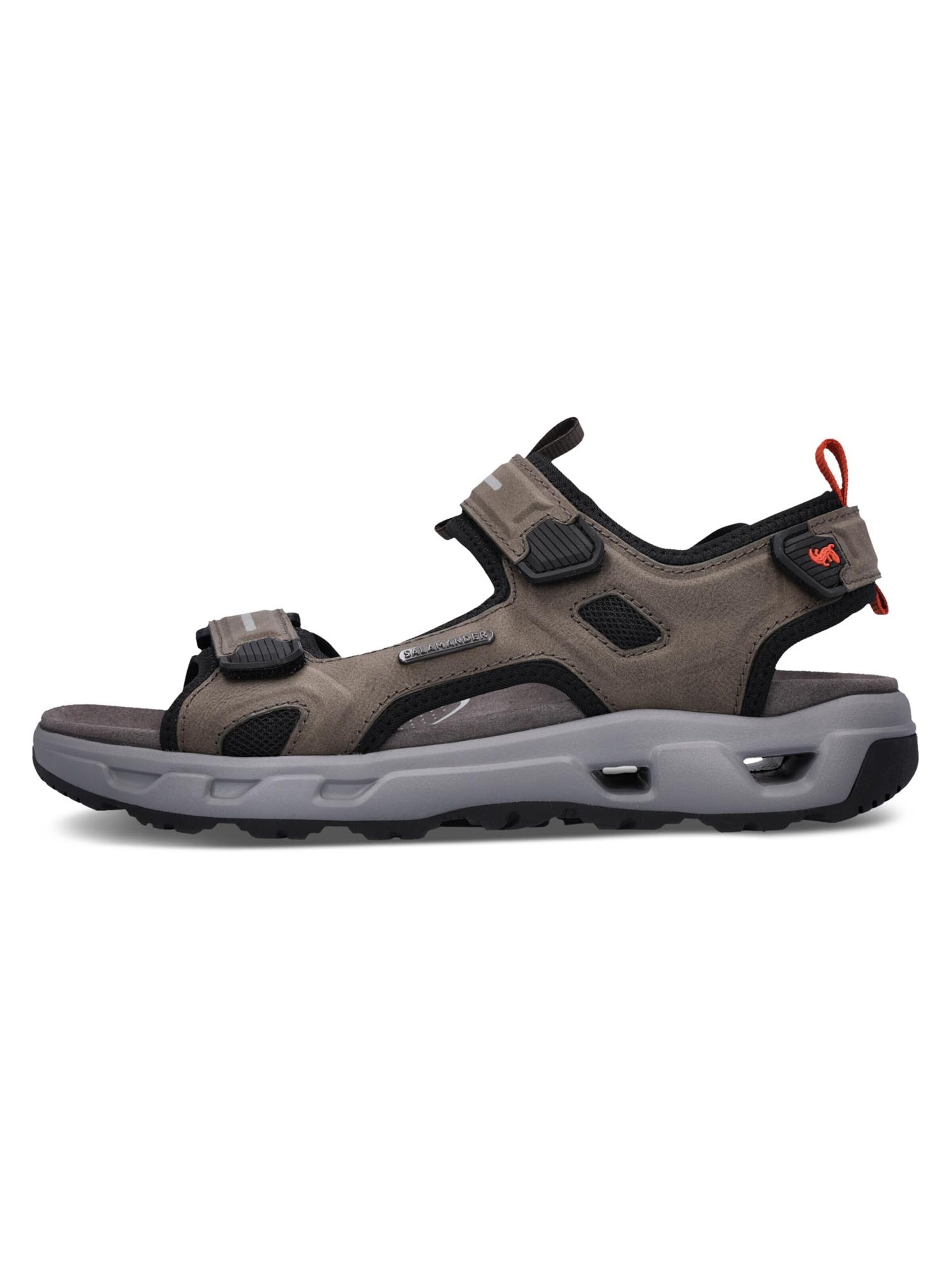 SALAMANDER Hiking Sandals 'Basic' in Green: front