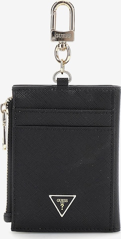 GUESS Schlüsselanhänger in Schwarz: Vorderseite