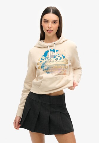 Superdry & Co Sweatshirt 'Itago' in Beige: Vorderseite