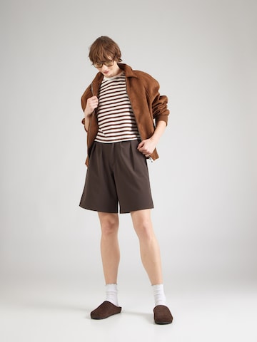 PIECES Shirt 'PCSadie' in Brown