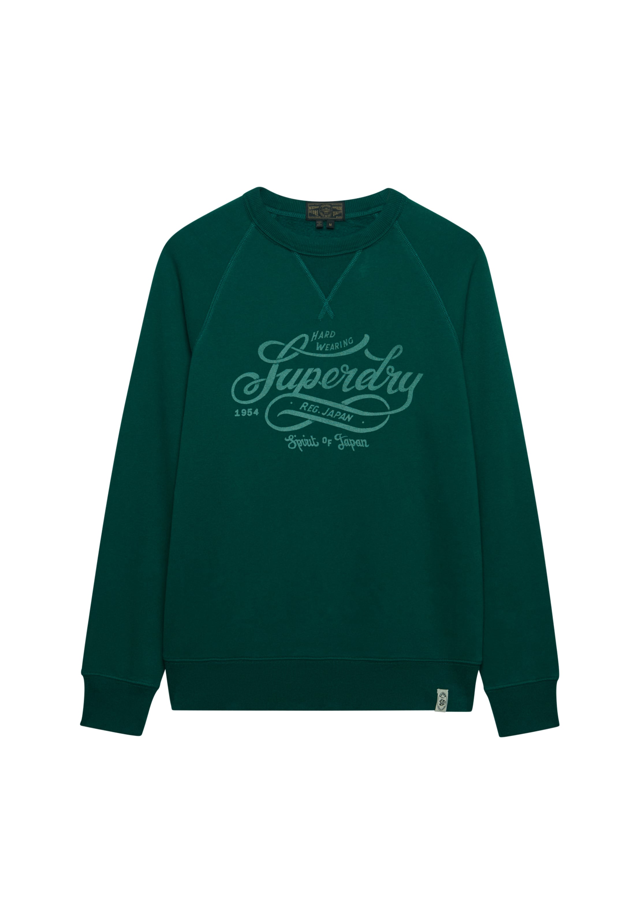 Sweat-shirt Superdry & Co en vert : devant