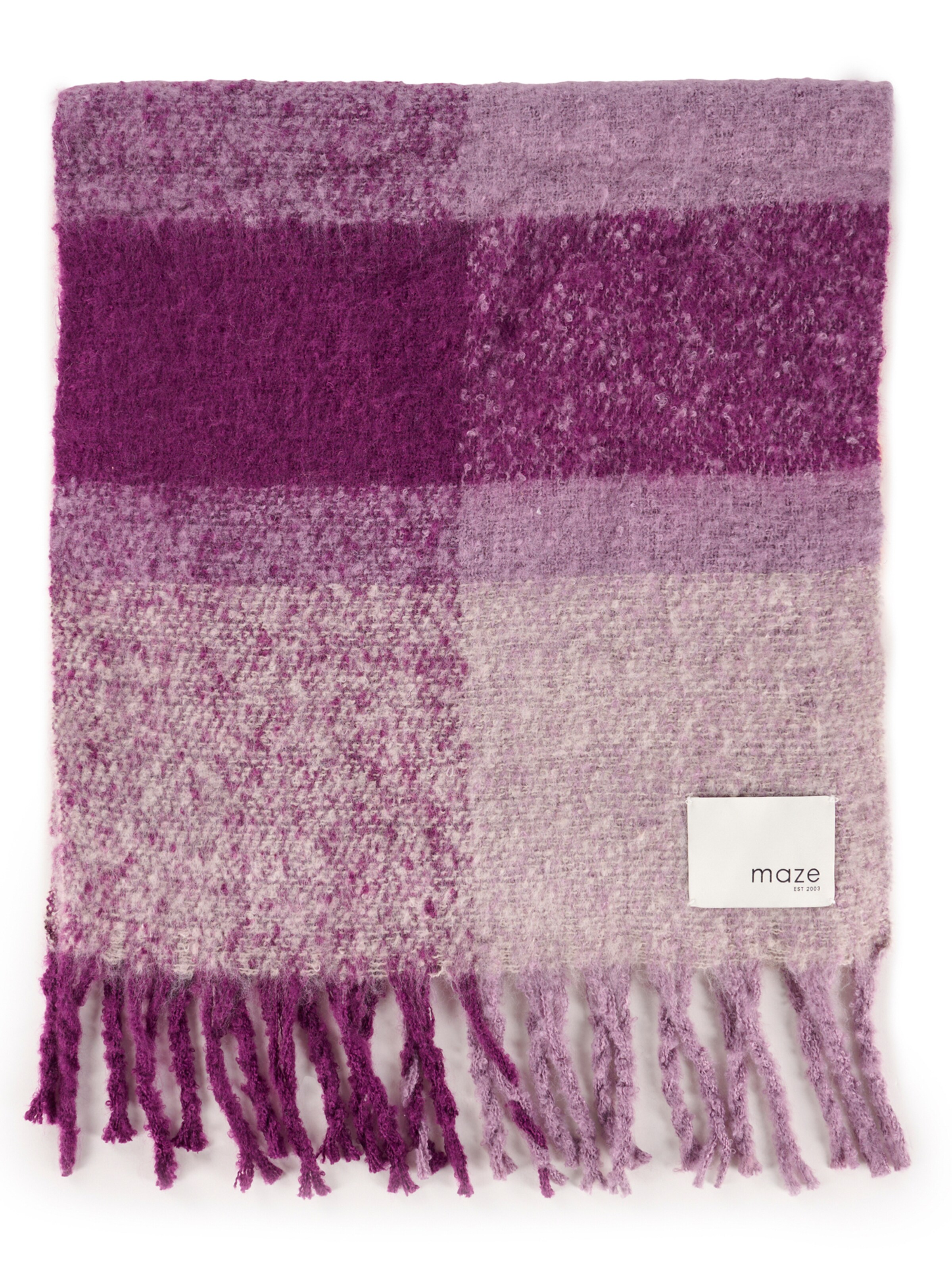 Maze Scarf in Purple