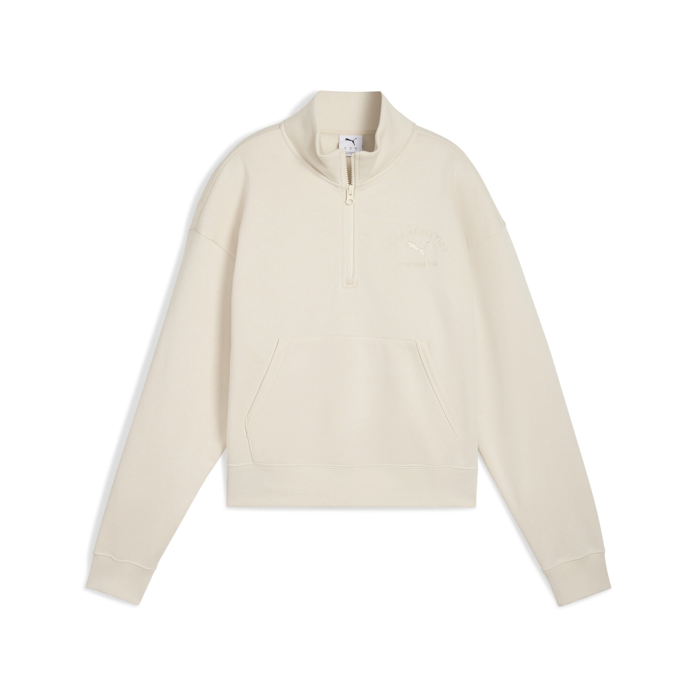 PUMA Sweatshirt in Beige: Vorderseite