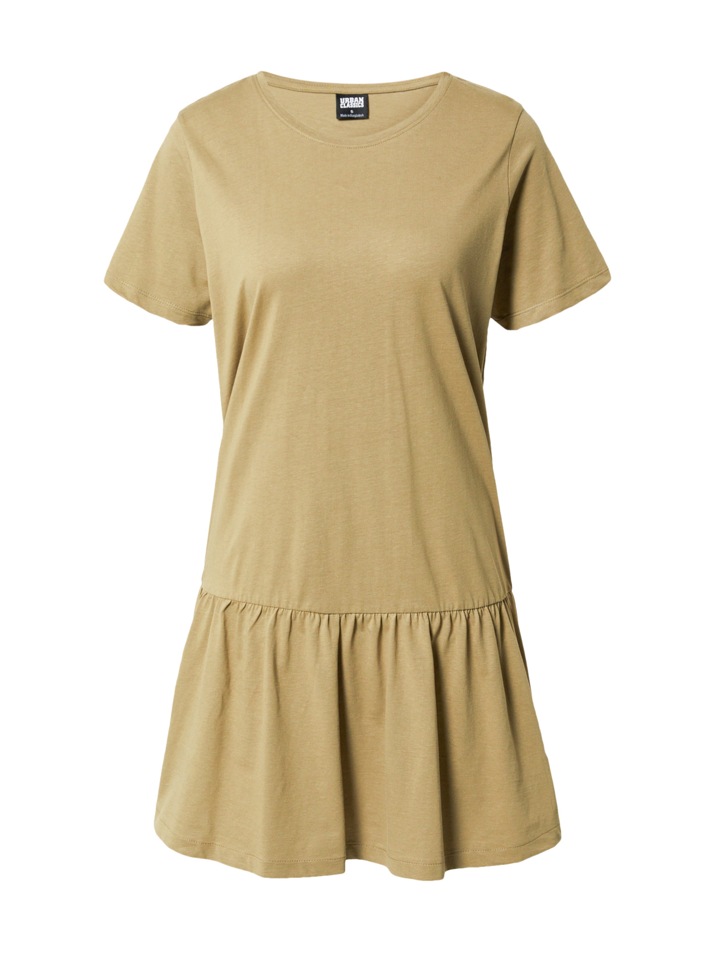 Urban Classics Kleid 'Valance' in Grün: Vorderseite