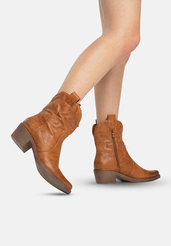 Salinyang Cowboylaarzen in Bruin