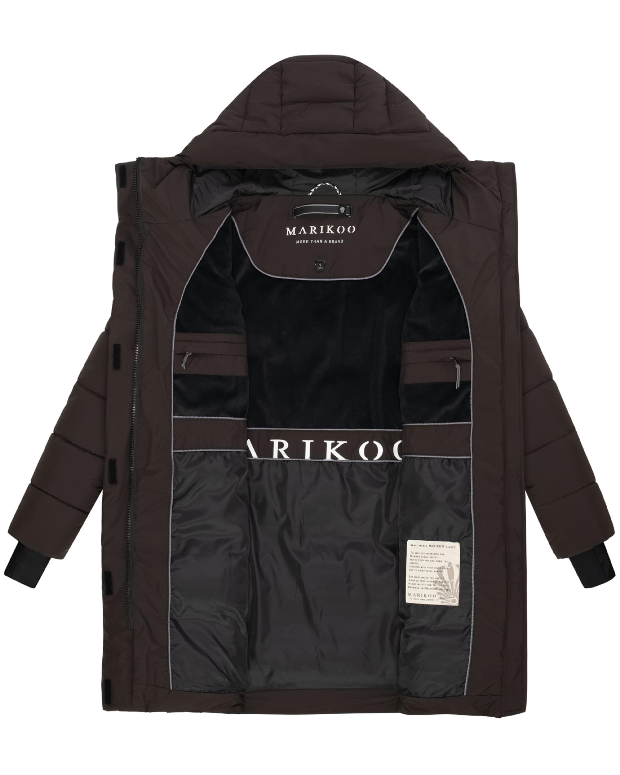 Manteau d’hiver 'Kaituu XVI' MARIKOO en marron