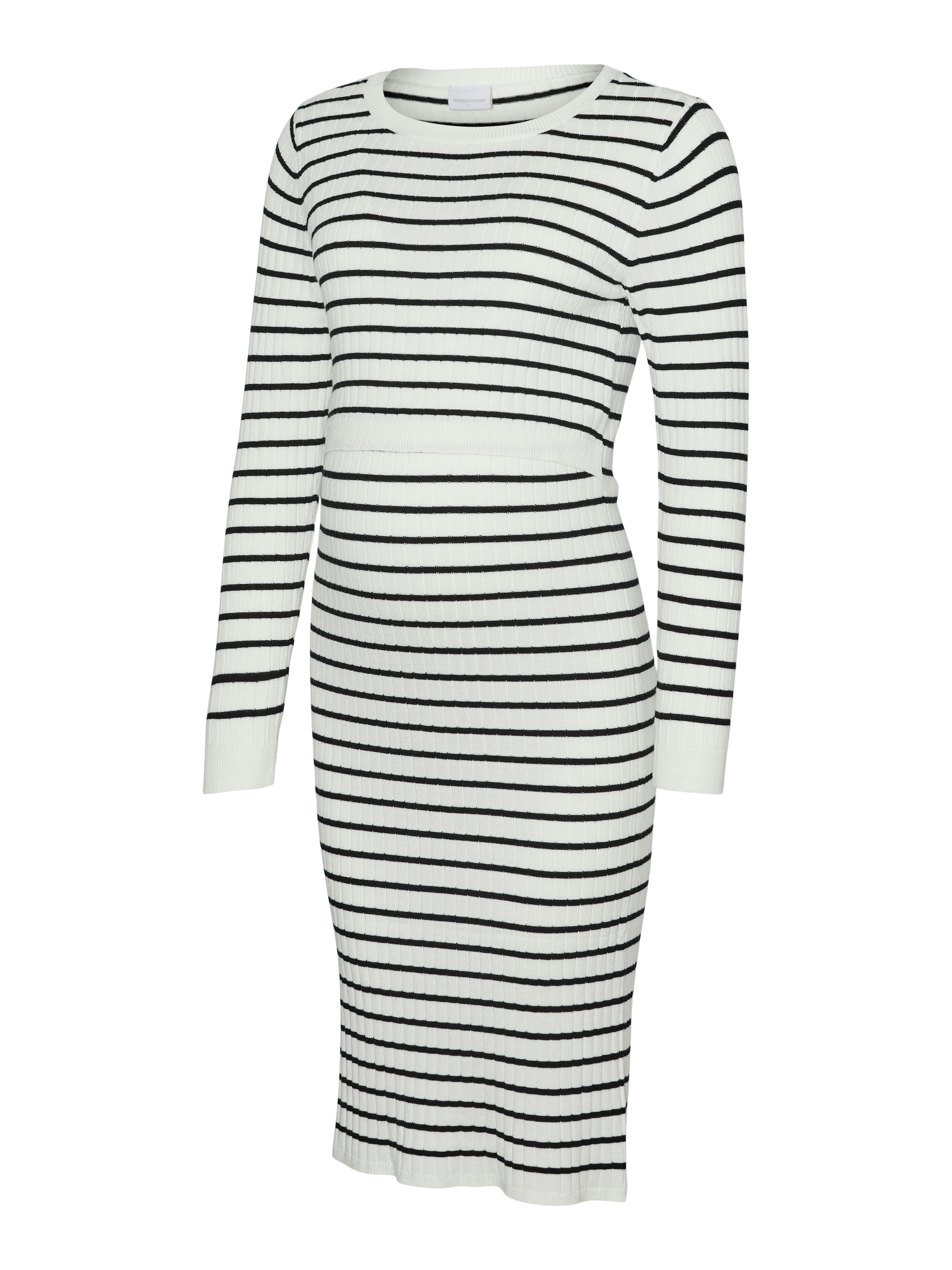 MAMALICIOUS Kleid  'Alima June' in Weiß: Vorderseite