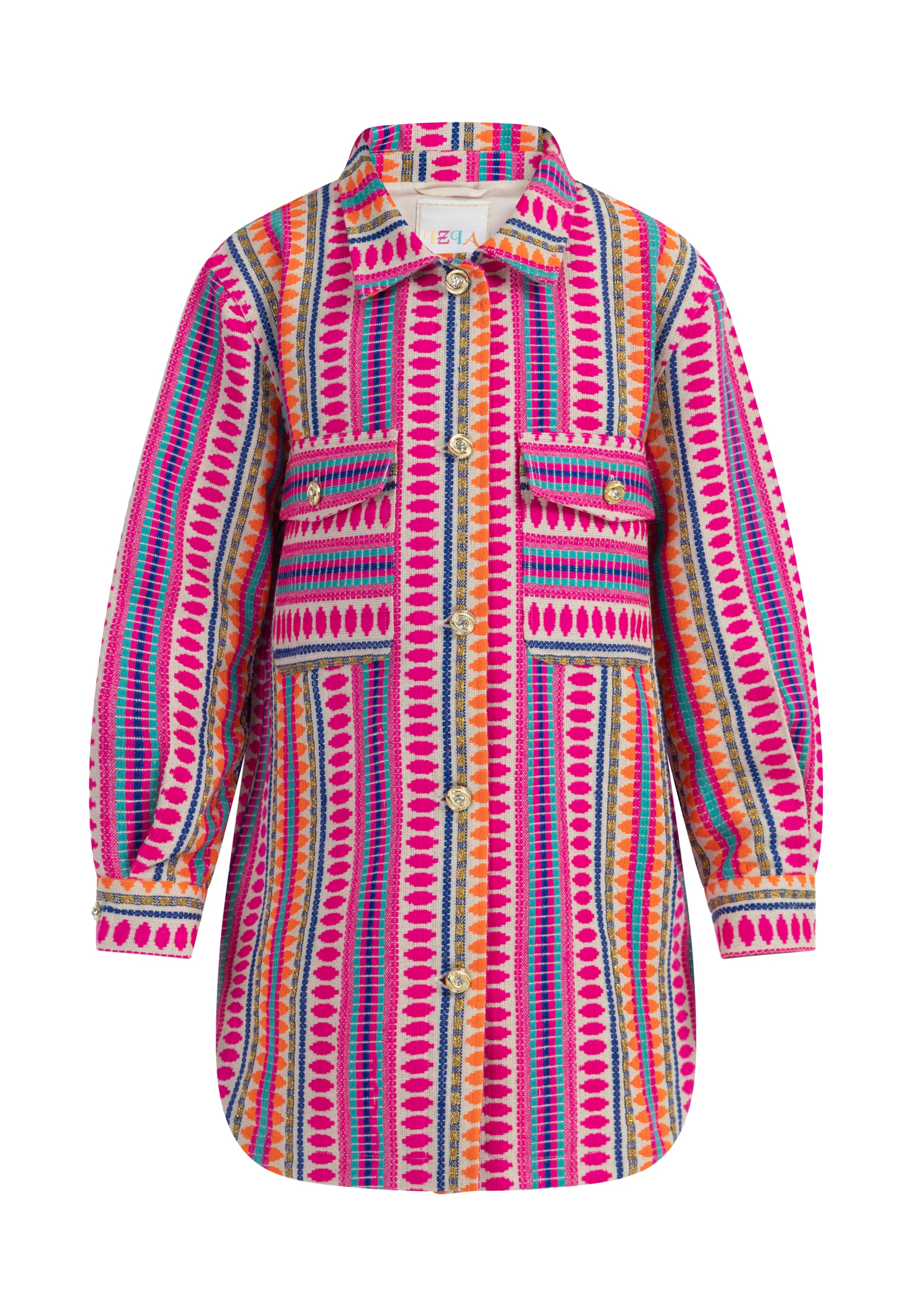 IZIAPrijelazna jakna - roza boja: prednji dio