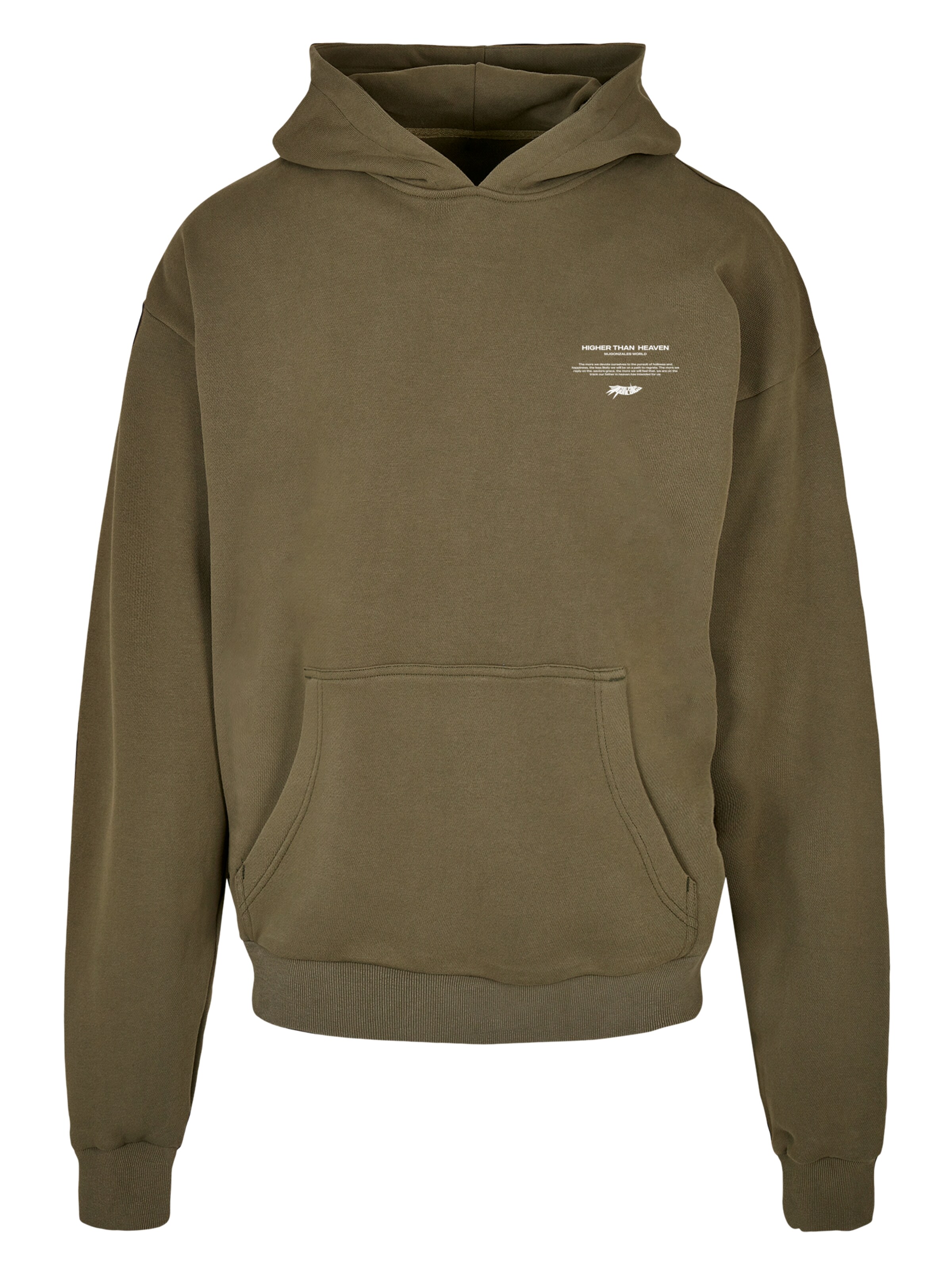 Sweat-shirt 'Higher Than Heaven' MJ Gonzales en vert : devant