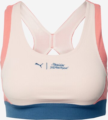 PUMA Bustier Biustonosz sportowy w kolorze różowy: przód