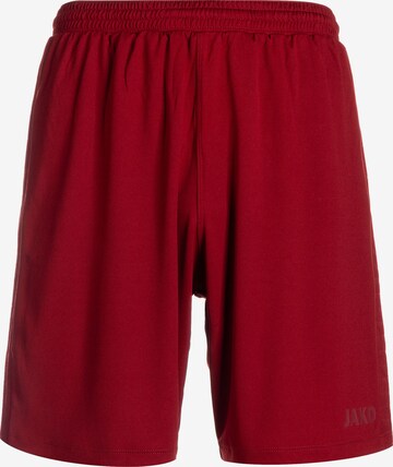 JAKO Regular Workout Pants in Red: front