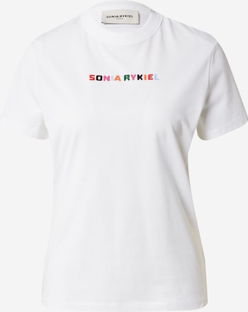 T-shirt Sonia Rykiel en blanc : devant