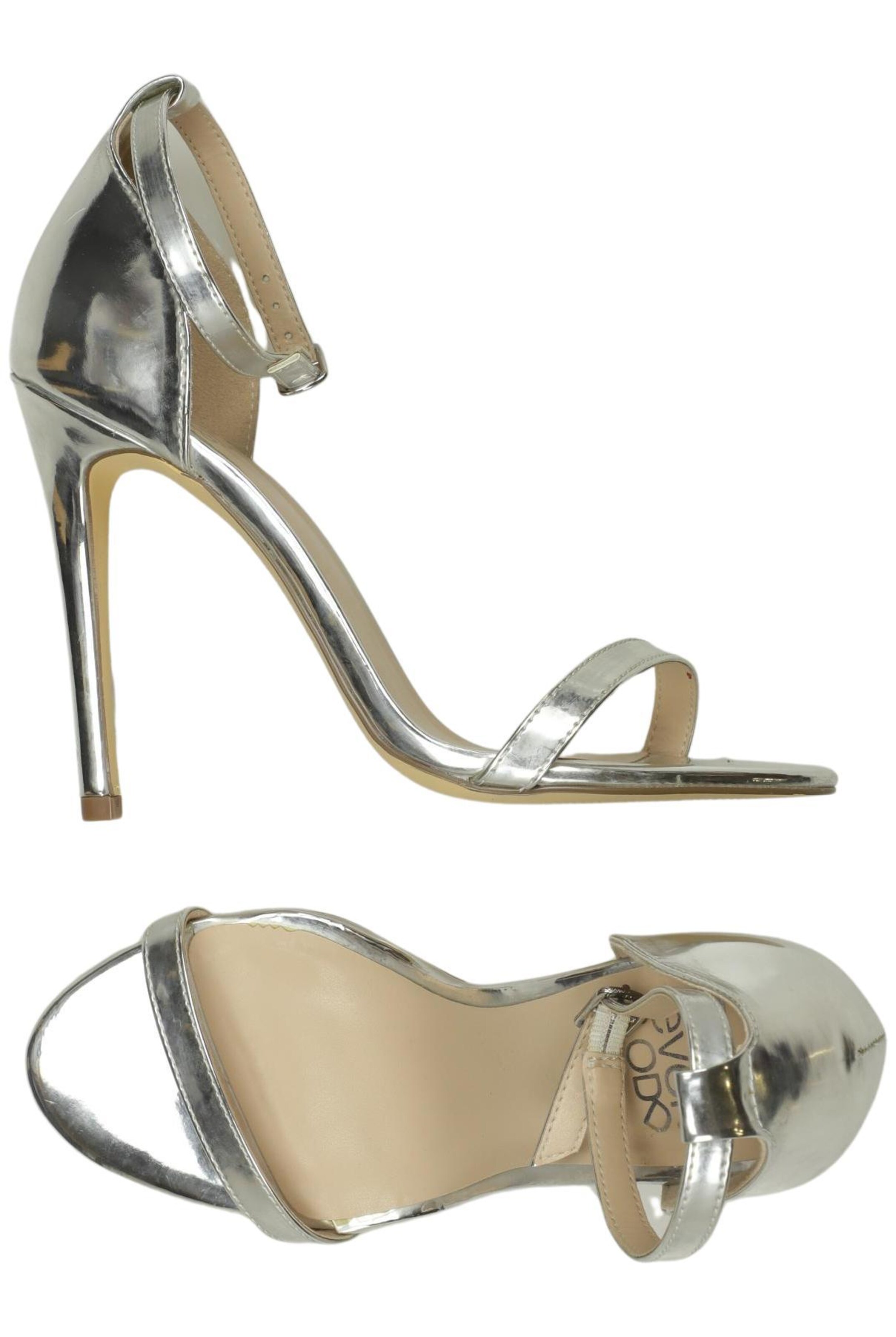 even&odd Sandals & High-Heeled Sandals in 38 in Silver: front