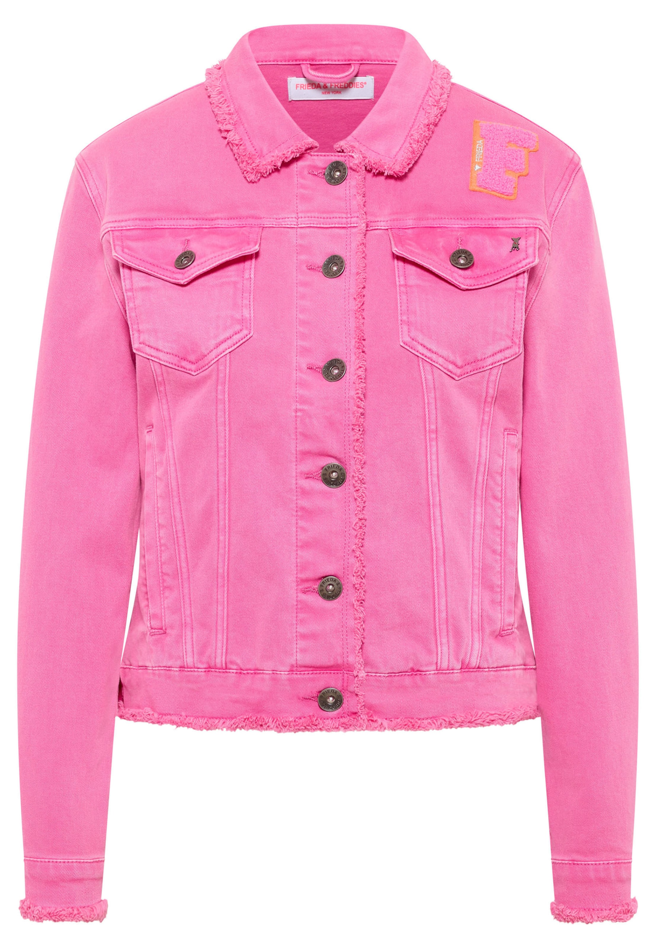 Frieda & Freddies NY Between-Season Jacket in Pink: front