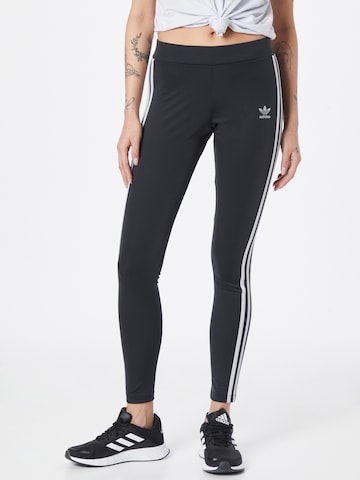 ADIDAS ORIGINALS Skinny Leggins 'Adicolor Classic' in Schwarz: predná strana