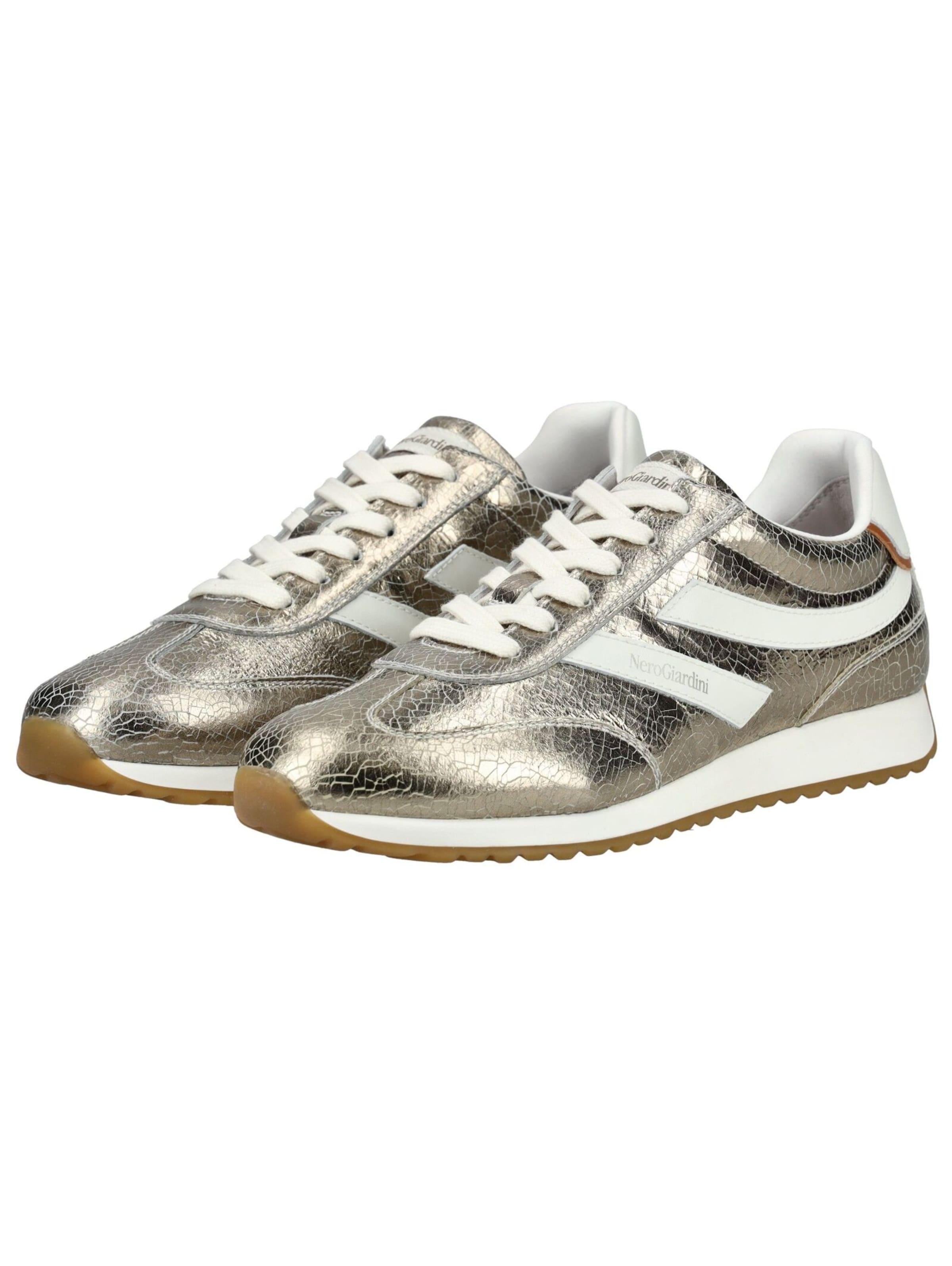 Nero Giardini Platform trainers in Gold