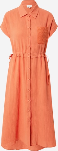 Grace & Mila Shirt Dress in Orange: front