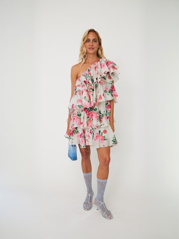 Robe ' Lelocras ' Crās en rose : devant