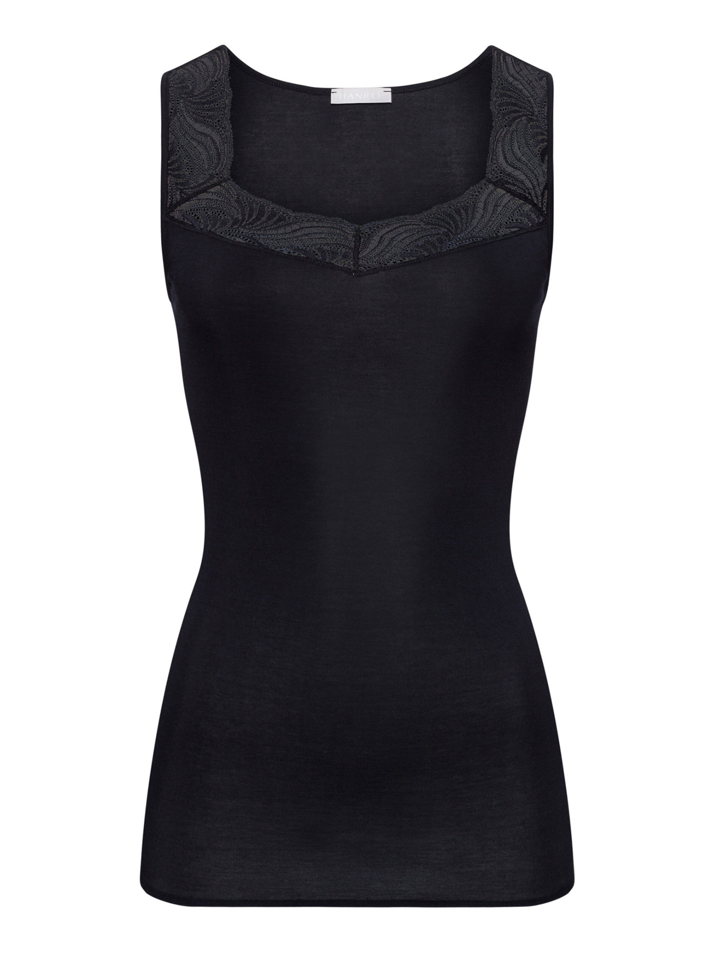 Hanro - Top em preto: frente