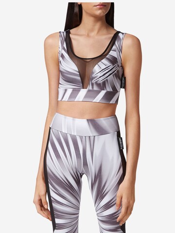 Plein Sport Skinny Leggings in White