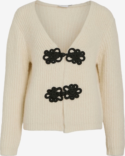 Geacă tricotată 'MANT' VILA pe ecru / negru, Vizualizare produs